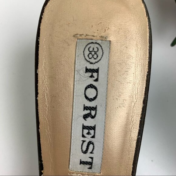 FOREST Brown Beaded slip on size  38 - Picture 3 of 6